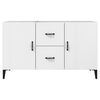 vidaXL Buffet blanc brillant 100x36x60 cm bois d'ing&eacute;nierie