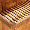 vidaXL Lit sur&eacute;lev&eacute; de jardin Bois d'acacia 200x50x25 cm