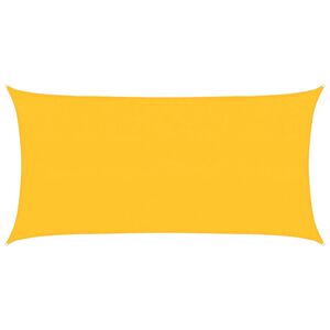 vidaXL Voile d'ombrage 160 g/m&sup2; Jaune 2x4 m PEHD