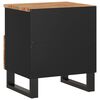 vidaXL Tables de chevet 2 pcs Bois d'acacia solide et d'ing&eacute;nierie
