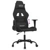 vidaXL Chaise de jeu Noir Tissu