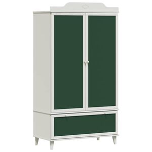 vidaXL Armoire avec Tableau Noir avec tiroir Blanc 90 x 45 x 165 cm