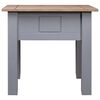 vidaXL Table de chevet Gris 50,5x50,5x52,5 cm Pin Gamme Panama
