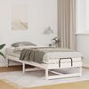 vidaXL Cadre de lit Blanc 80 x 200 cm Pin massif