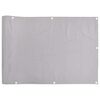 vidaXL &Eacute;cran d'intimit&eacute; de balcon gris 500x120 cm PVC