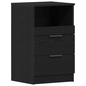 vidaXL Cabinet de chevet Ch&ecirc;ne noir 40 x 35 x 65 cm Bois d'ing&eacute;nierie
