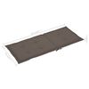 vidaXL Chaises inclinables de jardin et coussins lot de 4 Teck solide