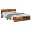 vidaXL Cadre de lit Bois Ancien 120 x 190 cm Bois d'ing&eacute;nierie