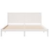 vidaXL Cadre de lit extra long sans matelas 180x220 cm bois massif