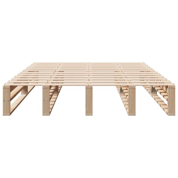 vidaXL Cadre de lit sans matelas 150x200 cm bois de pin massif