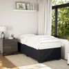 vidaXL Cadre de lit sans matelas noir 90x200 cm velours