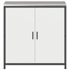 vidaXL Rangement de cuisine avec &eacute;tag&egrave;re Blanc 60 x 50 x 92 cm Acier