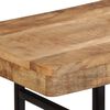 vidaXL Table console Bois massif de manguier 115 x 36 x 76 cm