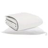 vidaXL Duvet d'hiver avec oreiller 2 pcs Blanc Plume de canard