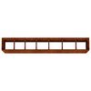 vidaXL Lit sur&eacute;lev&eacute; de jardin 280x40x80 cm acier corten