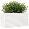 vidaXL Jardini&egrave;re blanc 90x40x46 cm bois de pin massif