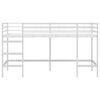 vidaXL Lit mezzanine pour enfants Blanc 90 x 200 cm Acier