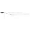 vidaXL Auvent r&eacute;tractable &eacute;lectrique Blanc 4,5 &times; 3,5 m