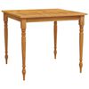 vidaXL Ensemble &agrave; manger de jardin coussins 3 pcs bois de teck massif