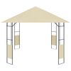 vidaXL Belv&eacute;d&egrave;re de jardin 4x3 m Cr&egrave;me 160 g/m&sup2;