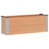 vidaXL Jardini&egrave;re sur&eacute;lev&eacute;e Marron 100 x 30 x 36 cm WPC et Aluminium