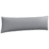 vidaXL Coussins de canap&eacute; 2 pcs Gris clair 145 x 40 cm tissu