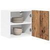 vidaXL Armoire suspendue Bois ancien et Blanc 40 x 31 x 40 cm