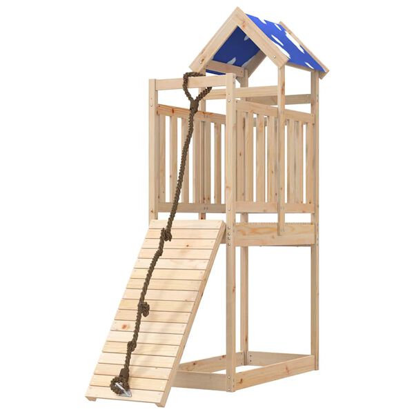 vidaXL Aire de jeux d'ext&eacute;rieur bois de pin massif