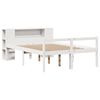 vidaXL Lit biblioth&egrave;que sans matelas blanc 160x200 cm bois pin massif