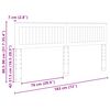 vidaXL T&ecirc;te de lit Ch&ecirc;ne Sonoma 180 cm Bois d'ing&eacute;nierie