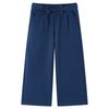 vidaXL Pantalon &agrave; jambes larges pour enfants bleu marine 116
