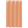 vidaXL Rideaux en voile avec &oelig;illets 2 pcs terre cuite