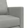 vidaXL Canap&eacute;-lit 2 en 1 gris clair 122x204x55 cm velours