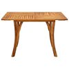 vidaXL Ensemble &agrave; manger de jardin 5 pcs Marron