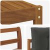 vidaXL Ensemble de canap&eacute;s d'ext&eacute;rieur 6 pcs Naturel et Anthracite