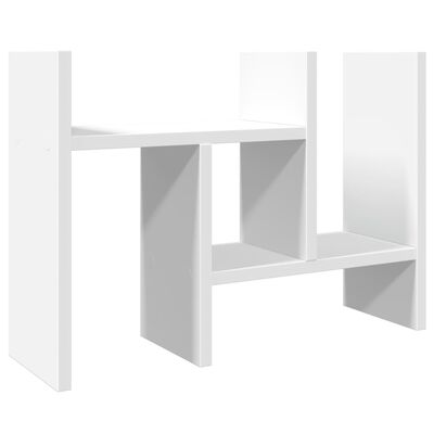 vidaXL Organisateur de bureau blanc 34,5x15,5x35,5cm bois d'ingénierie