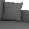 vidaXL Fauteuil Gris fonc&eacute; 60 cm Tissu