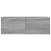 vidaXL Armoire murale Sonoma gris 100x36,5x35 cm Bois d'ing&eacute;nierie