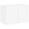 vidaXL Unit&eacute;s murales TV 6 pcs blanc bois d'ing&eacute;nierie