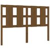 vidaXL T&ecirc;te de lit Marron miel 145,5x4x100 cm Bois massif de pin