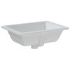 vidaXL &Eacute;vier salle de bain blanc 46,5x35x18 cm rectangulaire c&eacute;ramique