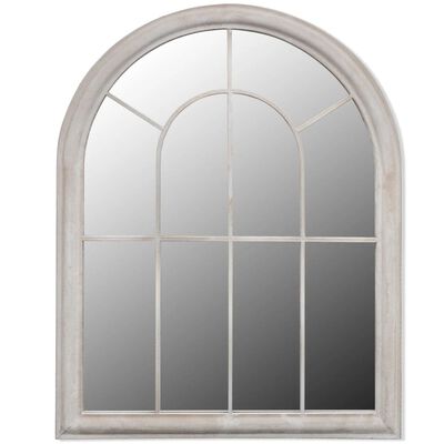 vidaXL Miroir de jardin d'arche rustique 69x89 cm Intérieur/extérieur