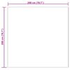 vidaXL Tapis en fausse Tafalla Beige 200 x 200 cm Polyester