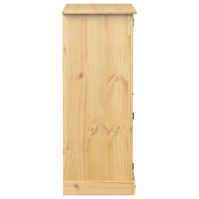 vidaXL Armoire à vin Corona 97x45x114 cm bois de pin massif