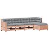 vidaXL Salon de jardin 5 pcs avec coussins bois massif douglas
