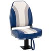 vidaXL Ensemble de si&egrave;ges de bateau pliables lot de 2 dossier haut