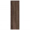 vidaXL Supports pour plantes 2 pcs ch&ecirc;ne marron bois d'ing&eacute;nierie