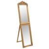 vidaXL Miroir sur pied Dor&eacute; 45x180 cm
