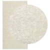 vidaXL Tapis ISTAN &agrave; poils longs aspect brillant cr&egrave;me 80x150 cm