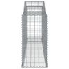 vidaXL Paniers &agrave; gabions arqu&eacute;s 12 pcs 300x50x100/120 cm fer galvanis&eacute;